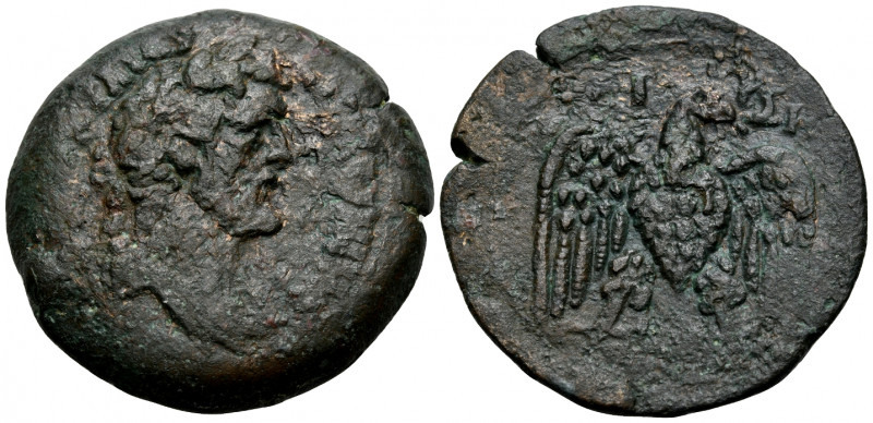 EGYPT. Alexandria. Antoninus Pius, 138-161. Drachm (Bronze, 33.4 mm, 22.52 g, 12...