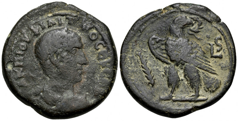 EGYPT. Alexandria. Philip I, 244-249. Drachm (Bronze, 31.9 mm, 18.63 g, 11 h), y...