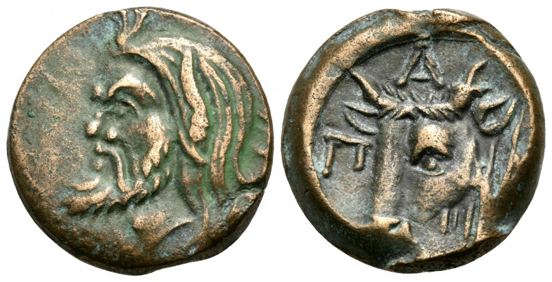 CIMMERIAN BOSPOROS. Pantikapaion. Circa 325-310 BC. (Bronze, 17 mm, 4.56 g, 7 h)...