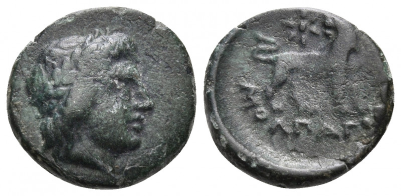 IONIA. Miletos. Circa 350-325 BC. Chalkous (Bronze, 11 mm, 1.01 g, 12 h), struck...