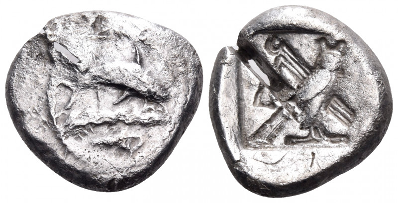 PHOENICIA. Tyre. Uncertain kings, Circa 437-425 BC. Shekel (Silver, 23 mm, 13.74...