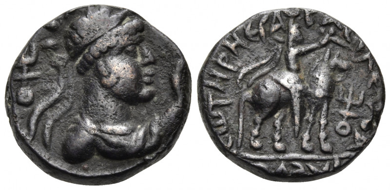 INDIA, Kushan Empire. Vima Takto (Soter Megas), circa 80-100. Didrachm (Bronze, ...