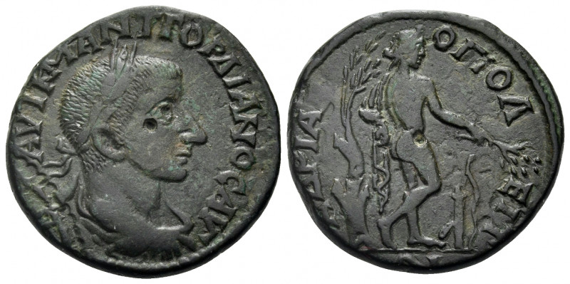 THRACE. Hadrianopolis. Gordian III, 238-244. (Bronze, 25 mm, 9.39 g, 1 h). ΑΥΤ Κ...