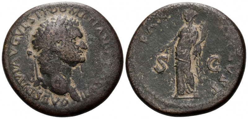 Domitian, as Caesar, 69-81. Sestertius (Orichalcum, 34 mm, 24.55 g, 6 h), under ...