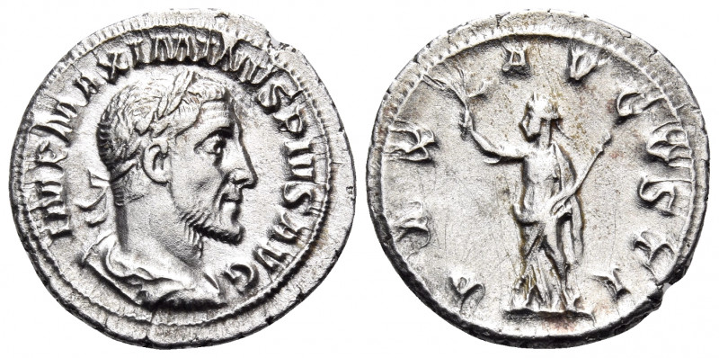 Maximinus I, 235-238. Denarius (Silver, 19.5 mm, 3.06 g, 7 h), Rome, 236. IMP MA...