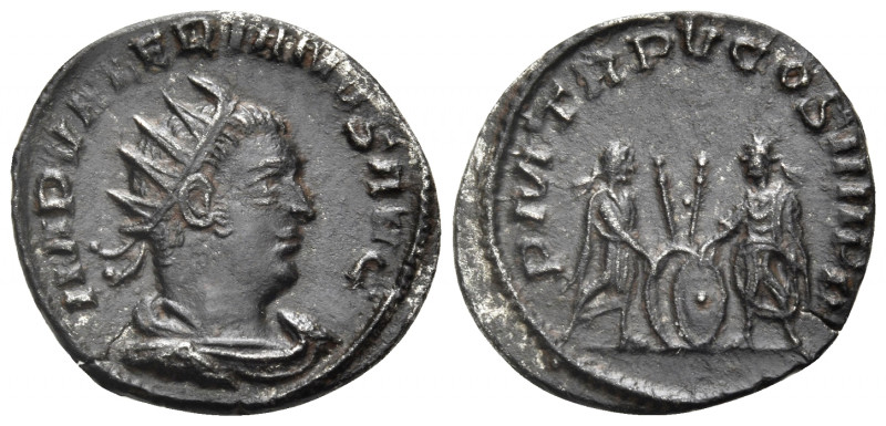 Valerian I, 253-260. Antoninianus (Billon, 20 mm, 3.10 g, 12 h). MP VALERIANVS A...