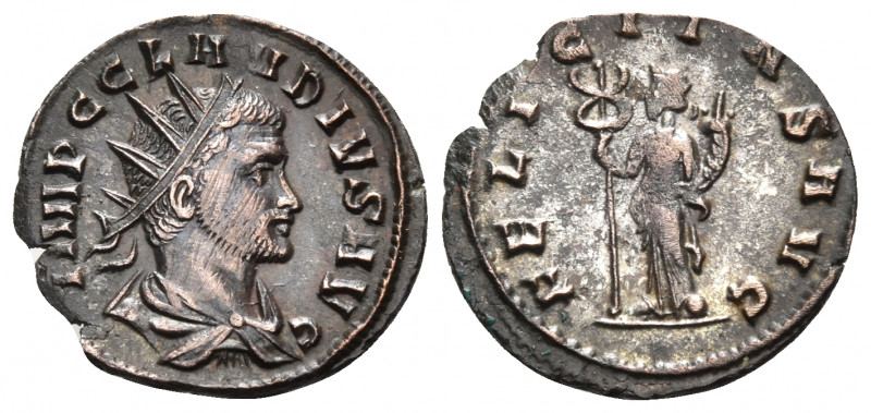 Claudius II Gothicus, 268-270. Antoninianus (Billon, 20.5 mm, 2.73 g, 6 h), Rome...