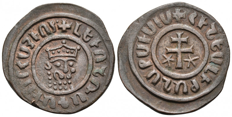 ARMENIA, Cilician Armenia. Royal. Levon I, 1198-1219. Tank (Bronze, 30 mm, 7.43 ...