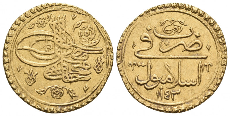 ISLAMIC, Ottoman Empire. Mahmud I, AH 1143-1168 / AD 1730-1754. Findik (Gold, 19...