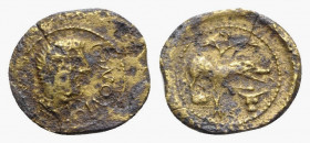 Celtic, Central Gaul. Pictones, c. 50-30 BC. Æ (16mm, 1.48g, 1h). Fine - Good Fine