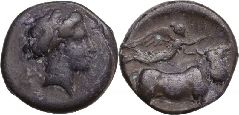 Southern Campania, Neapolis, c. 300-275 BC. AR Didrachm (20mm, 6.80g). Fine - Go...