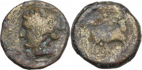 Southern Campania, Neapolis, c. 270-250 BC. Æ (16mm, 3.90g). Fair