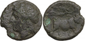 Southern Campania, Neapolis, c. 270-250 BC. Æ (18.5mm, 4.60g). Fine
