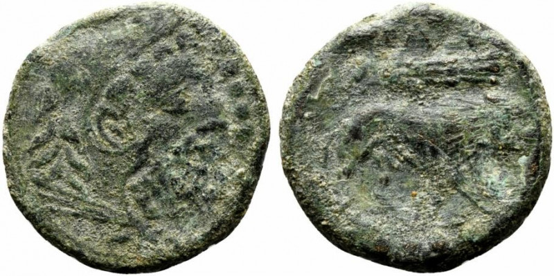 Northern Apulia, Teate, c. 225-200 BC. Æ Quadrunx (25mm, 12.77g, 2h). Fine - Goo...
