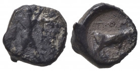 Northern Lucania, Poseidonia, c. 445-420 BC. AR Diobol (10mm, 1.03g). Fine - Good Fine