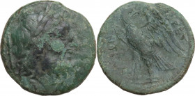 Bruttium, The Brettii, c. 211-208 BC. Æ Unit (21mm, 6.20g). Good Fine