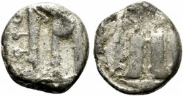 Bruttium, Kroton, c. 480-430 BC. AR Stater (18.5mm, 6.06g, 6h). Fine - Good Fine