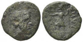 Sicily, Panormos, 2nd century BC. Æ (15.5mm, 3.32g). Good Fine