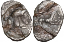 Sicily, Segesta, c. 465-450 BC. AR Litra (12.5mm, 0.50g). Fine