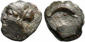 Sicily, Syracuse, c. 415-405 BC. Æ Hemilitron (17mm, 2.58g, 12h). Good Fine