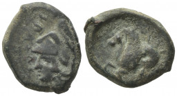 Sicily, Syracuse, 400-390 BC. Æ Hemilitron (19mm, 5.44g). Good Fine