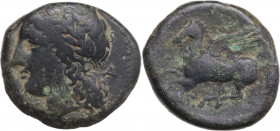 Sicily, Syracuse, 344-317 BC. Æ (17.5mm, 4.80g). Fine - Good Fine