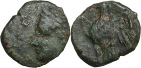 Sicily, Syracuse. Hiketas II (287-278 BC). Æ (18mm, 3.60g). Fine