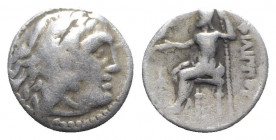 Kings of Macedon, Philip III Arrhidaios (323-317 BC). AR Drachm (16mm, 4.17g, 12h). Good Fine