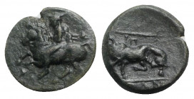 Thessaly, Krannon, c. 350 BC. Æ Chalkous (15mm, 2.34g, 11h). VF - Good VF