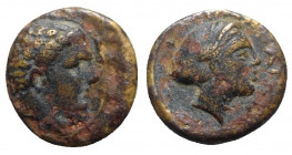 Thessaly, Phalanna, 4th century BC. Æ Chalkous (12mm, 2.39g, 3h). Brown patina, near VF