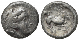 Illyria, Dyrrhachion, c. 275-270 BC. AR Drachm (13mm, 2.52g). Good Fine
