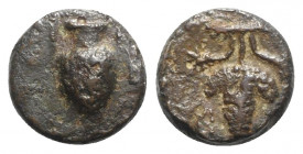 Korkyra, c. 400-338 BC. Æ (15mm, 3.81g, 12h). About VF