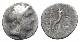 Seleukid Kings, Demetrios I (162-150 BC). AR Drachm (17mm, 3.19g, 11h). Fine - Good Fine
