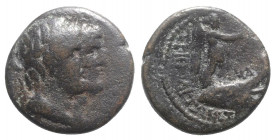 Phoenicia, Tripolis. Pseudo-autonomous issue, time of Augustus (27 BC-AD 14). Æ (22mm, 8.86g, 12h). Near VF