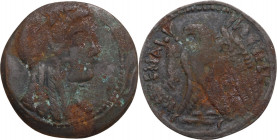 Ptolemaic Kings of Egypt, Ptolemy V-VI. Æ (26mm, 5.80g). Fine