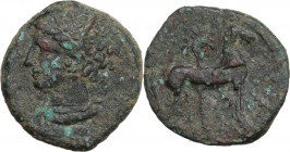 Carthage, c. 400-350 BC. Æ (17.5mm, 2.80g). Good Fine