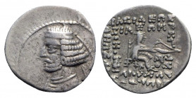 Kings of Parthia, Orodes II (58/7-38 BC). AR Drachm (19mm, 3.96g, 12h). VF
