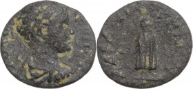 Geta (Caesar, 198-209). Thrace, Hadrianopolis. Æ (14.5mm, 2.30g) - R/ Telesphoros. Fine