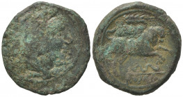 Anonymous, Sicily, c. 214 BC. Æ Quadrans (25mm, 10.53g). Fine