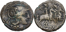 Anonymous, Rome, after 211 BC. AR Denarius (18mm, 3.10g). Fine