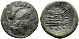 Anonymous, Sardinia, after 211 BC. Æ Triens (21mm, 6.50g, 8h). Good Fine - near VF