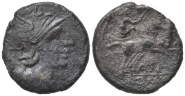 Spurius Afranius(?), Rome, 150 BC. AR Denarius (17mm, 3.53g). Fine