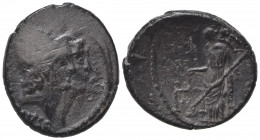 Roman Imperatorial, Mn. Cordius Rufus, Rome, 46 BC. AR Denarius (18.5mm, 3.68g). Fine