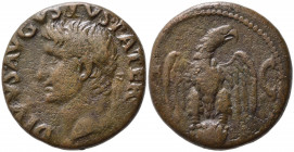 Divus Augustus (died AD 14). Æ As (27mm, 11.26g). Rome - R/ Eagle. Good Fine - near VF