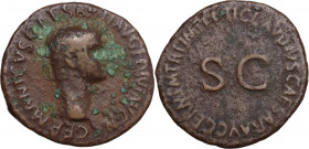 Germanicus (died AD 19). Æ As (29mm, 8.90g). Rome. Good Fine