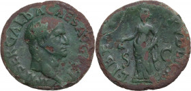 Galba (68-69). Æ As (26mm, 10.30g). Rome - R/ Libertas. Good Fine