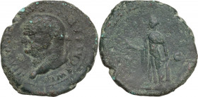 Vespasian (69-79). Æ As (29.5mm, 14.30g). Rome - R/ Spes. Fine - Good Fine
