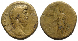Aelius (Caesar, 136-138). Æ Sestertius (30mm, 22.91g, 6h). Rome. Fine