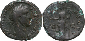 Antoninus Pius (138-161). Æ Sestertius (31.5mm, 23.00g). Rome - R/ Felicitas. Good Fine