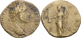 Antoninus Pius (138-161). Æ Sestertius (30mm, 18.80g). Rome - R/ Libertas. Good Fine
